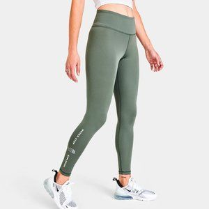 THE NORTH FACE Women's Graphic Performance Leggings Size XL in Agave Green